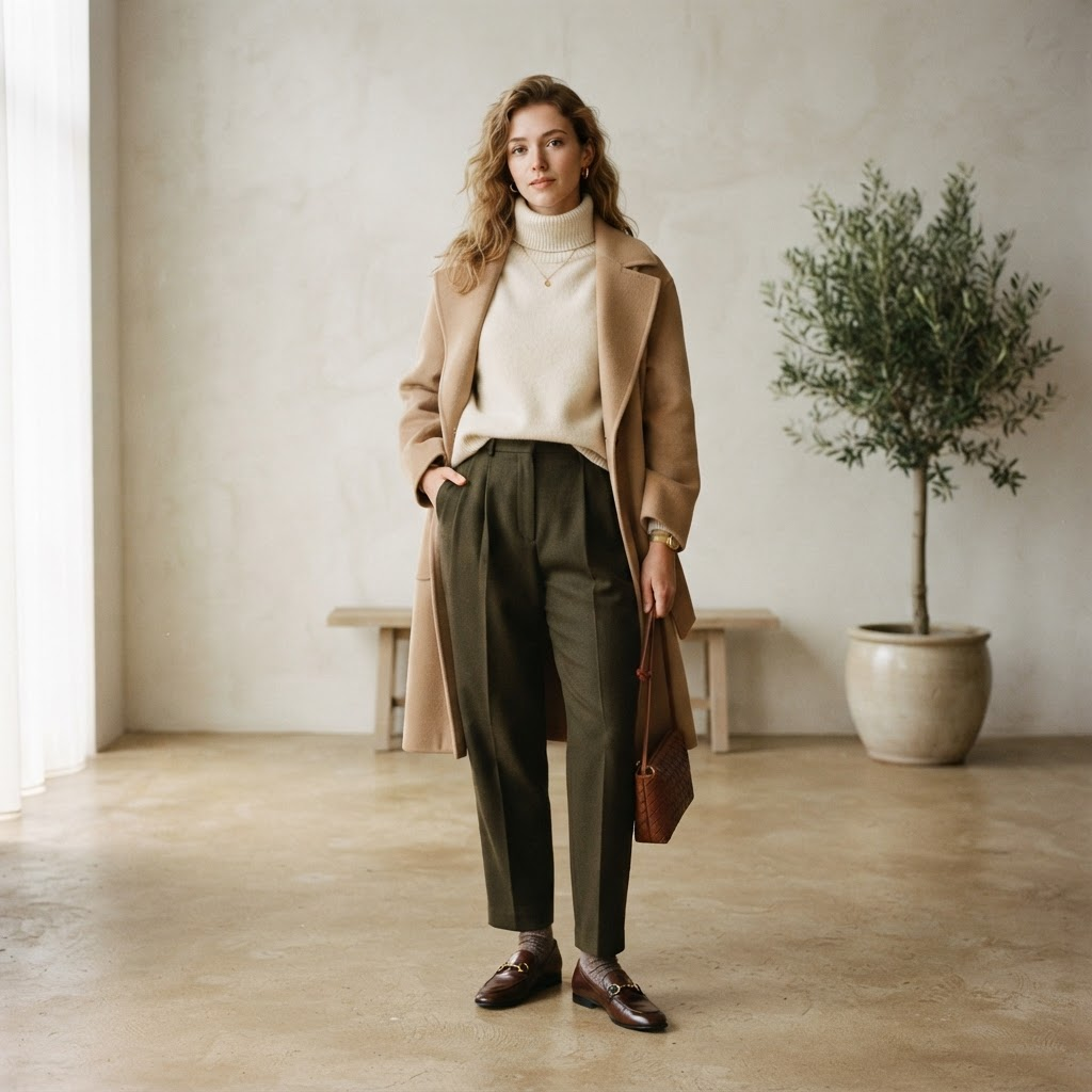 An elegant, easy and natural autumn look by O·Sur